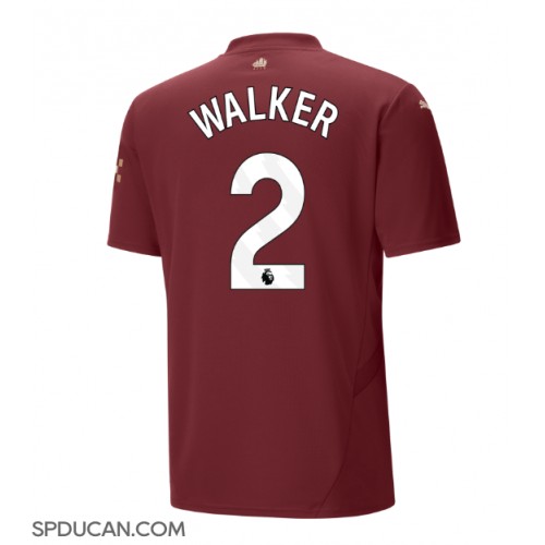 Muški Nogometni Dres Manchester City Kyle Walker #2 Rezervni 2024-25 Kratak Rukav